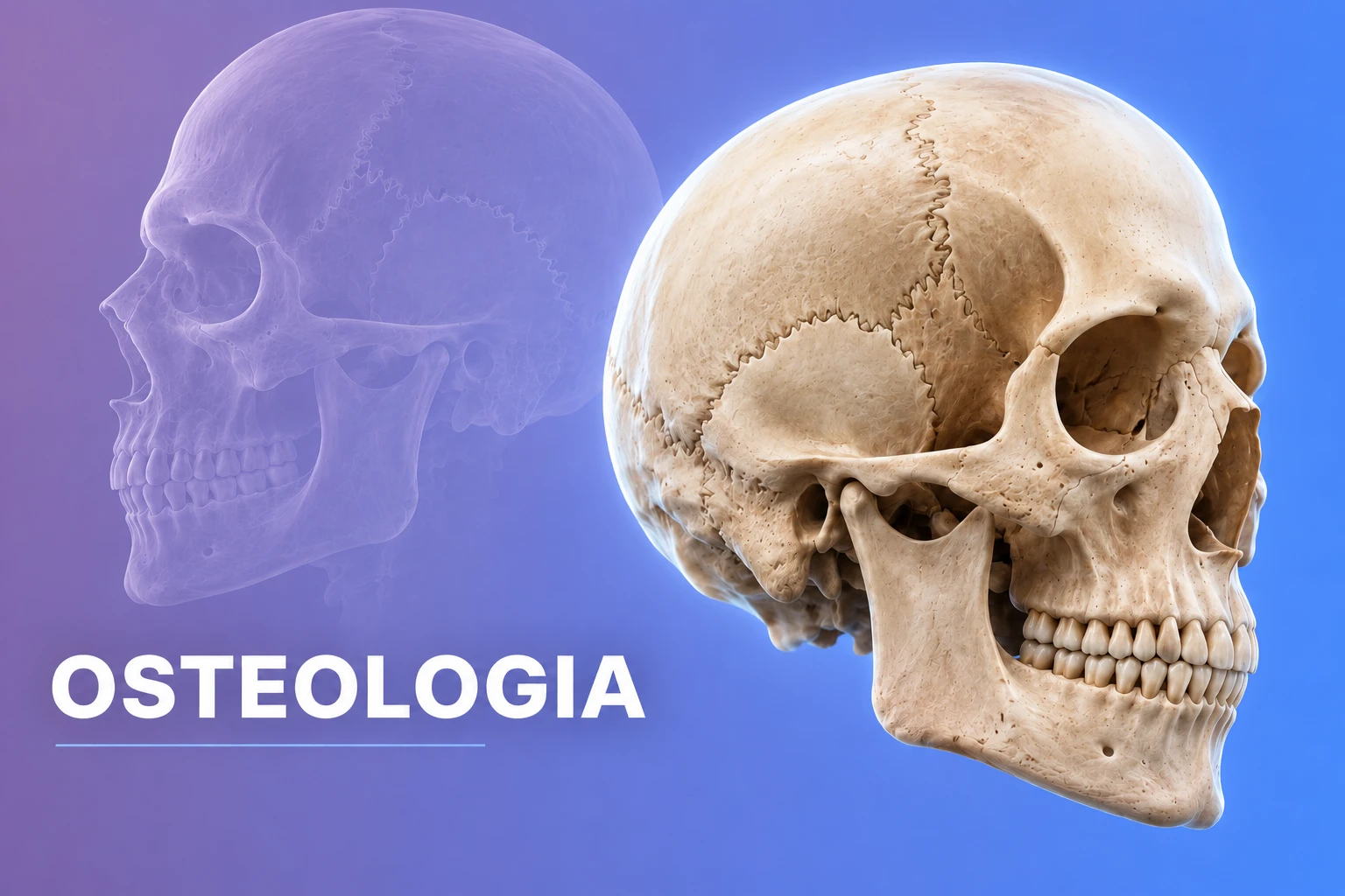 Osteologia do corpo humano - Crânio e características ósseas